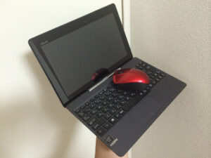 Bluetooth4.0対応のオシャレマウス「M-BT11BBRD」とT100TA-DK32G