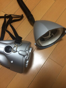 ハンディクリーナーTV-770SV（本体を分解したところ）