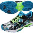 アシックス（asics）　テニスシューズ　ゲルソリューションスピード LENYC　E618N-0190　0190：ホワイト×ブラック